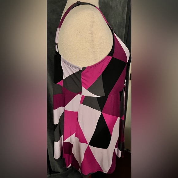 Fit and flare babydoll tank top. Torrid size 3 - Picture 4 of 5